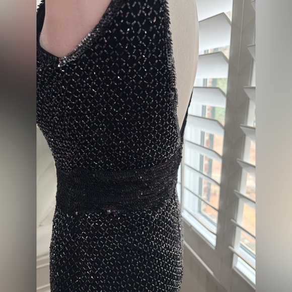 Mac Duggal Embellished Gown in Gunmetal - Picture 4 of 12